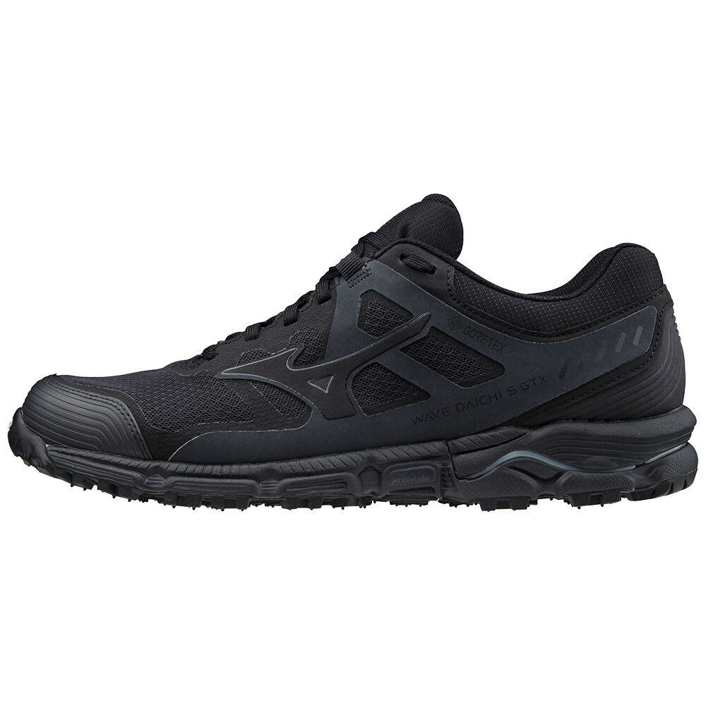 Panske Trail Bežecká Obuv Mizuno Wave Daichi 5 GTX Čierne Vypredaj GZKV36058